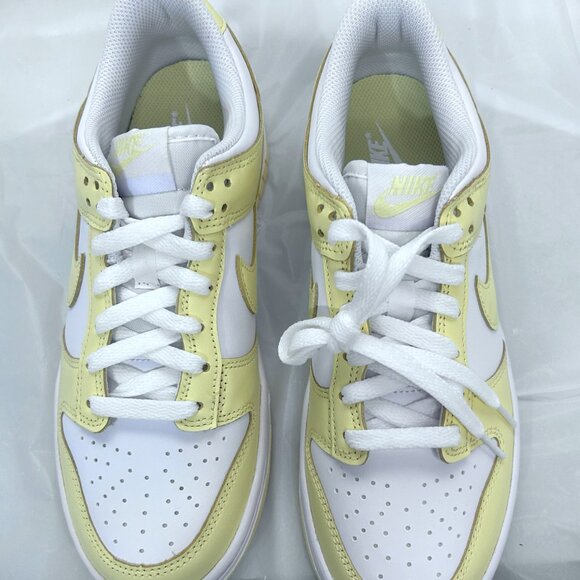 Nike Dunk Low White/Soft Yellow (FB9109-126) Size 7.5W/6Y New in Box. - Picture 3 of 8